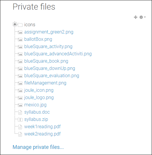 My Private Files
